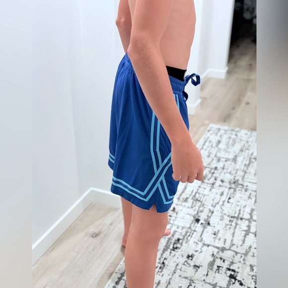 NWT [Nike] Fly Crossover 5" Blue Drawstring Basketball Shorts Unisex S M or L - Picture 4 of 9